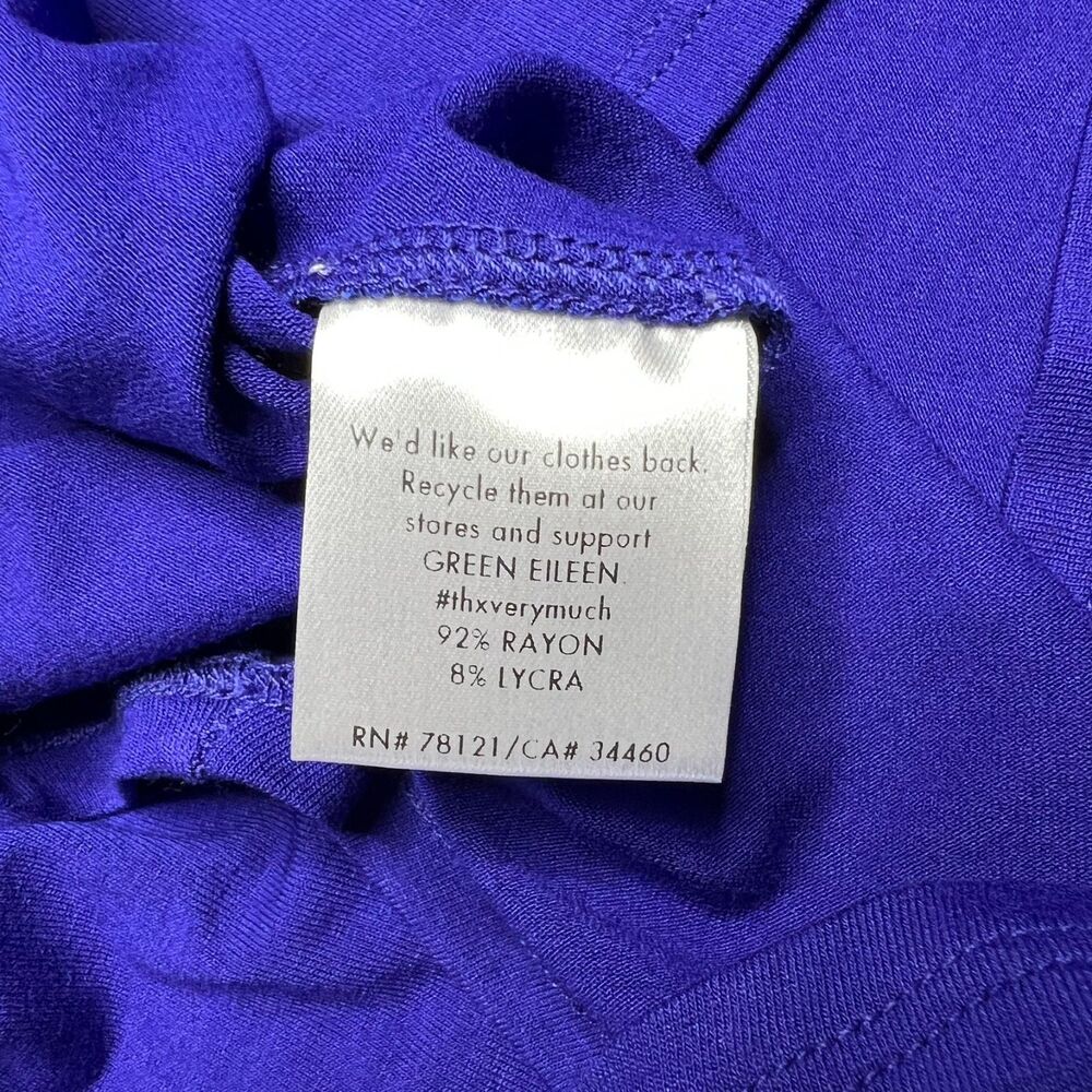 NWT! Eileen Fisher Women's, Violet Slip on Tunic Dress Size 2X- MSRP $148 - Picture 5 of 5